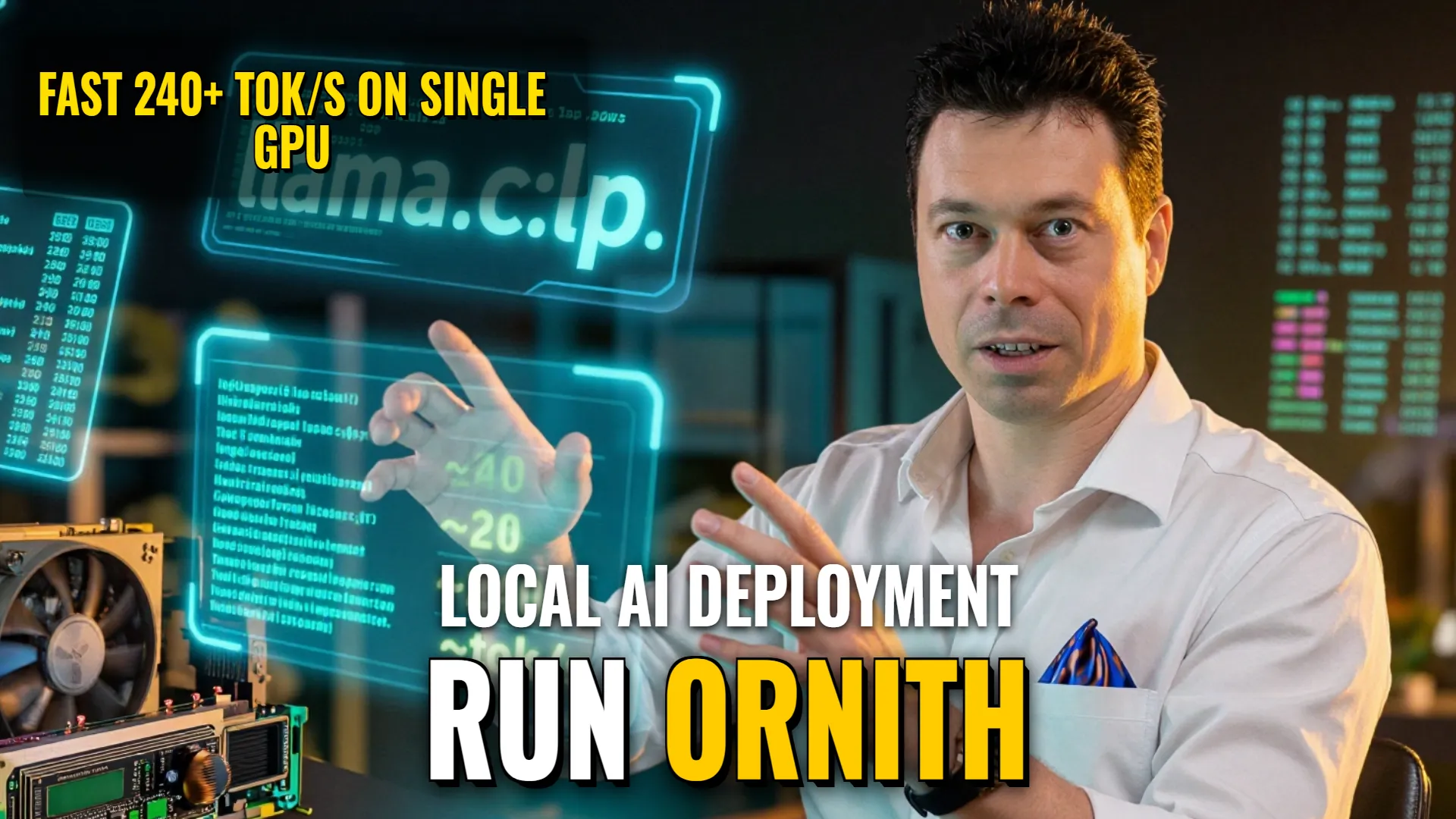 AI Local Deployment: Ornith-1.0-35B via llama.cpp