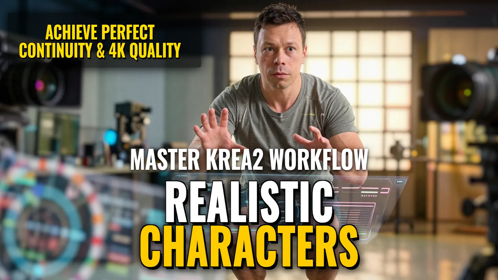 AI Design & Media: Photorealistic Character Continuity & Cinematic Scene Generation using Krea2