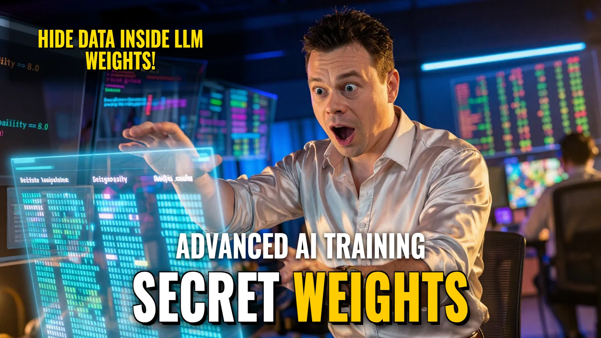 AI Dev Tutorial: Advanced LLM Training Frameworks and Steganographic Weight Manipulation