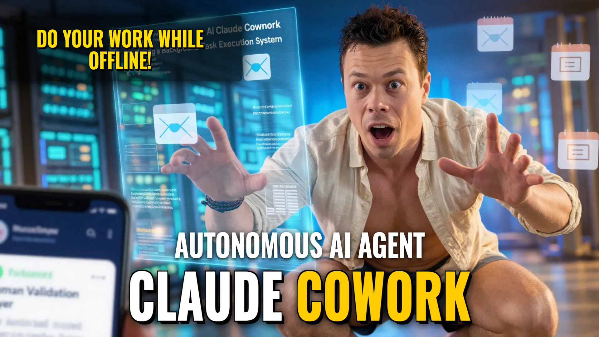 AI Automation: Deploying an Autonomous Agent (Claude Cowork) via Cloud-to-Mobile Orchestration