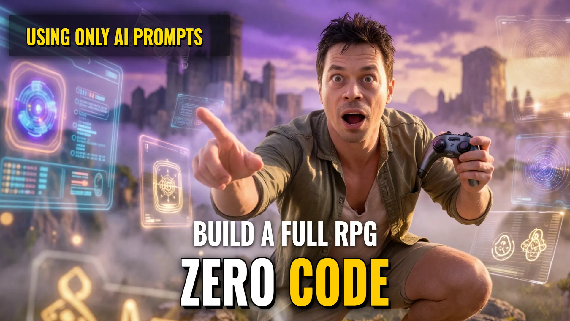 AI Design & Media: RPG Game Development via Prompting