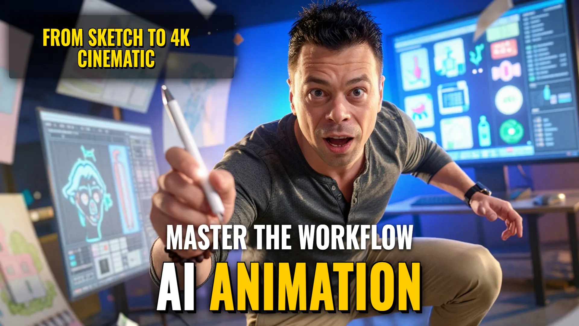 AI Design & Media: Character Illustration and Animation Workflows