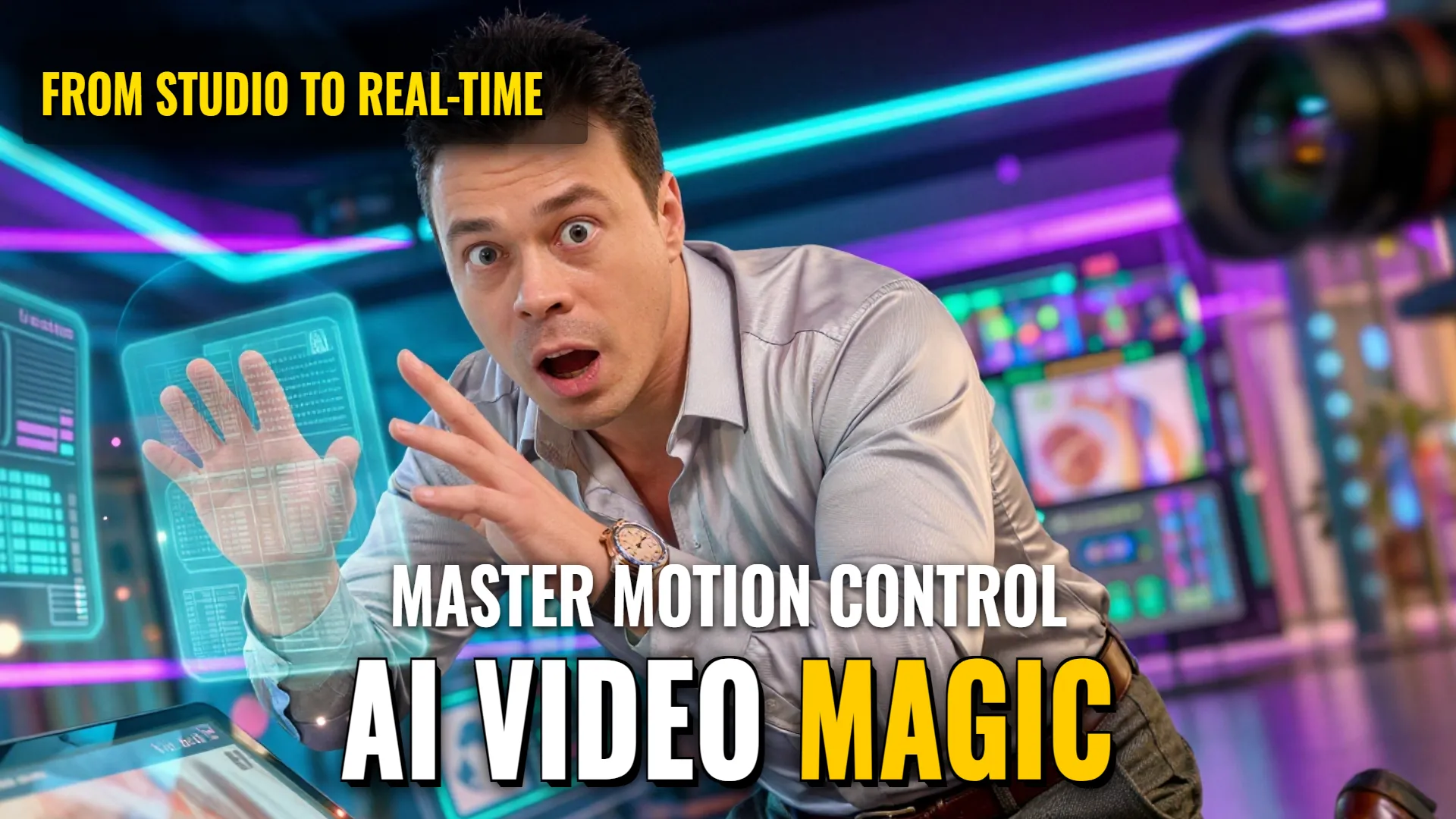 AI Design & Media: Advanced Video Post-Production & Motion Control