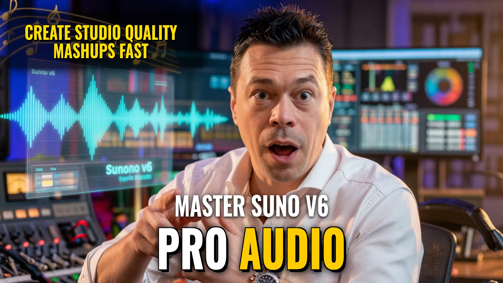 AI Design & Media: Advanced Audio Engineering and Mashup Production using Suno v6