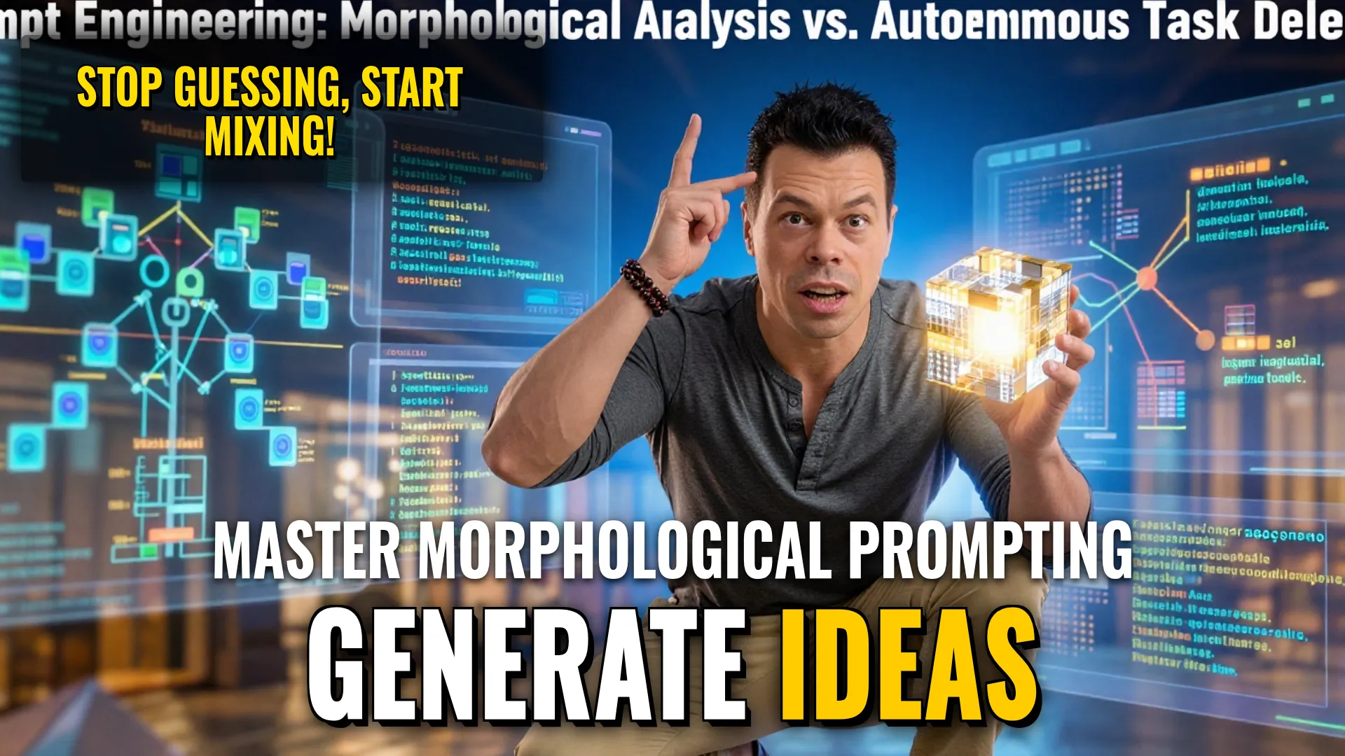 Prompt Engineering: Morphological Analysis vs. Autonomous Task Delegation