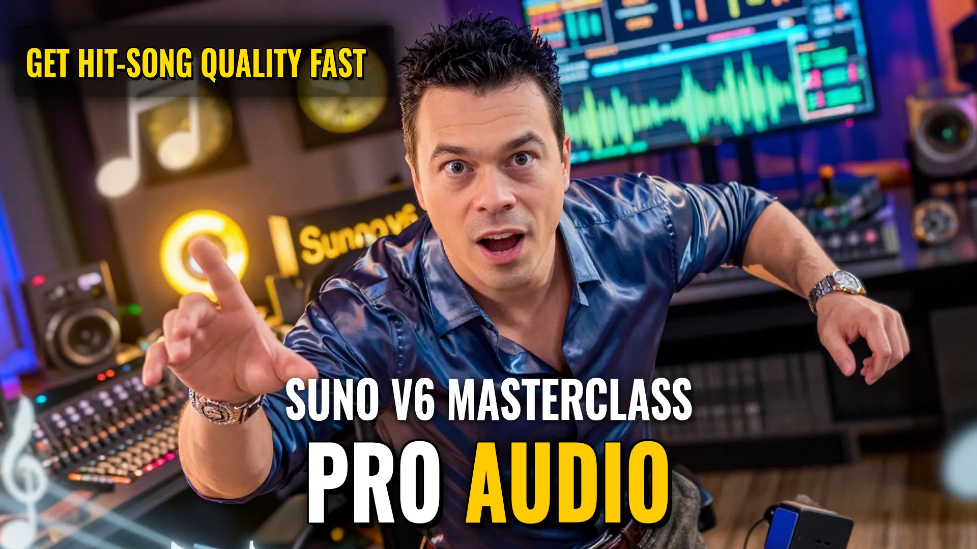 AI Design & Media: Professional Audio Production with Suno v6