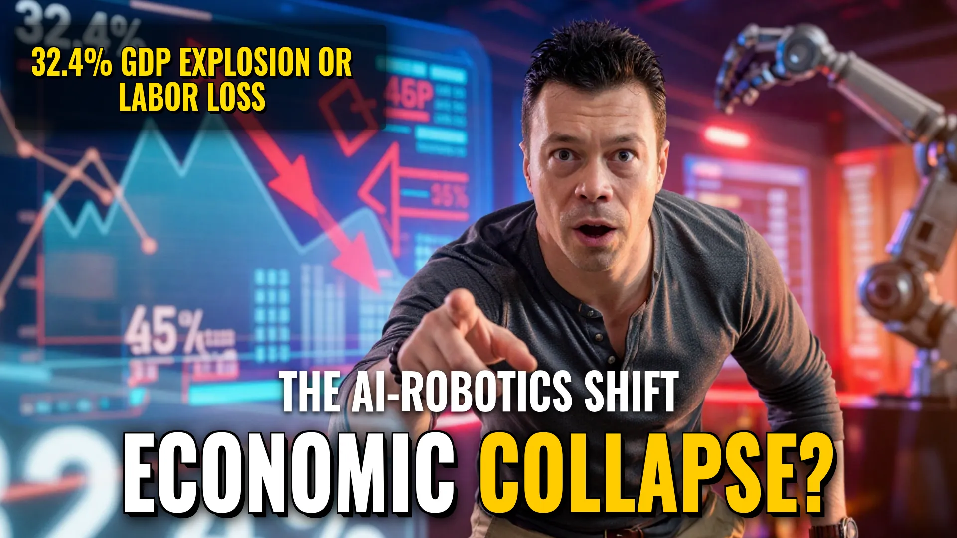 Market Analysis: Anthropic Economic Model - Extreme Growth vs Labor Displacement Scenarios