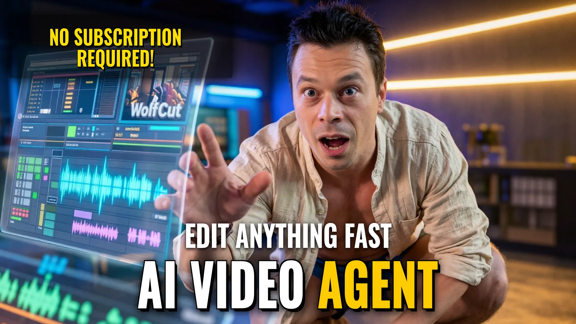 AI Design & Media: AI-Driven Video Editing with WolfCut and HyperFrames Studio