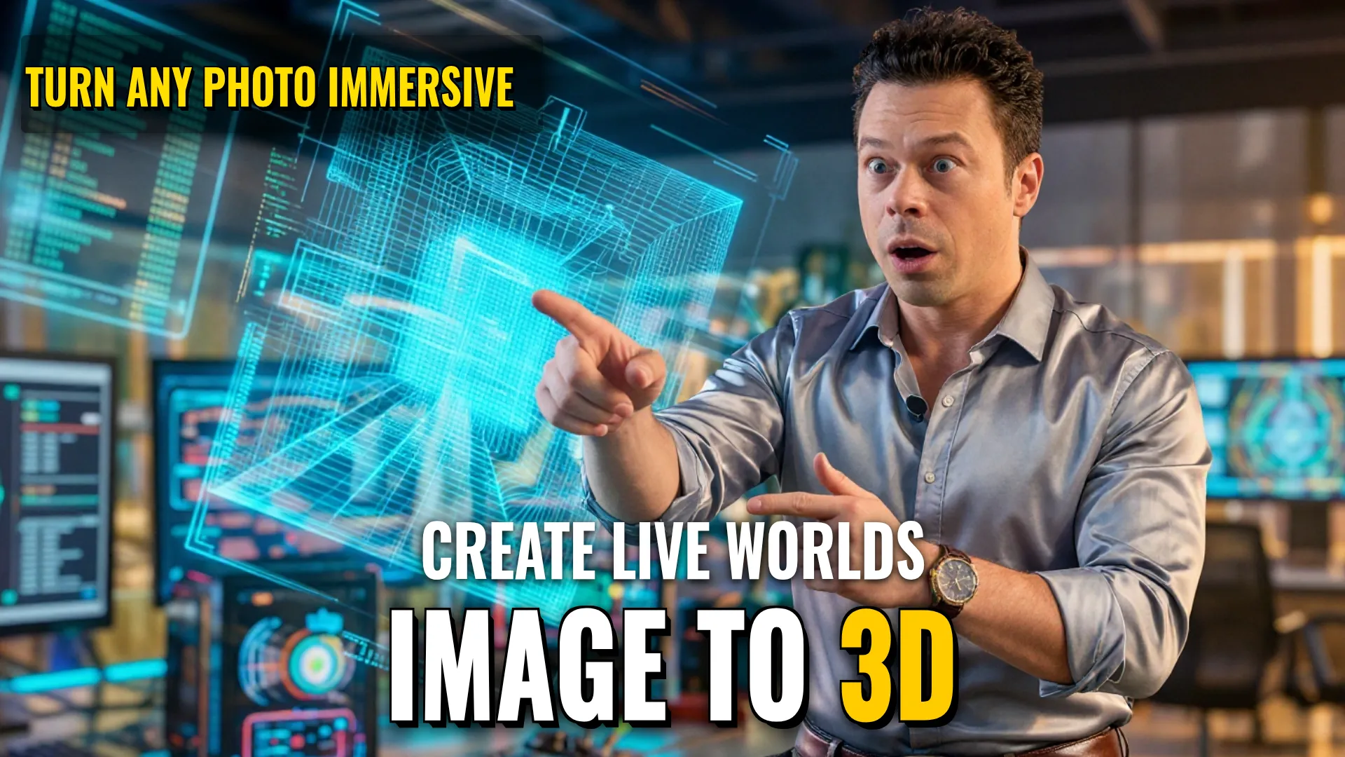 AI Design & Media: Image-to-3D World Generation with image-blaster