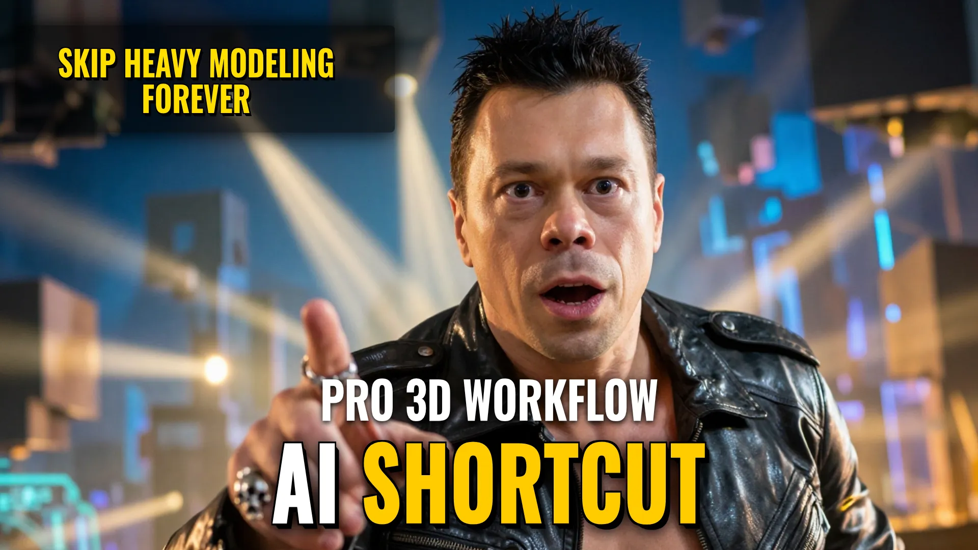 AI Design & Media: Atmospheric 3D Game Environment via Video-to-Video Pipeline