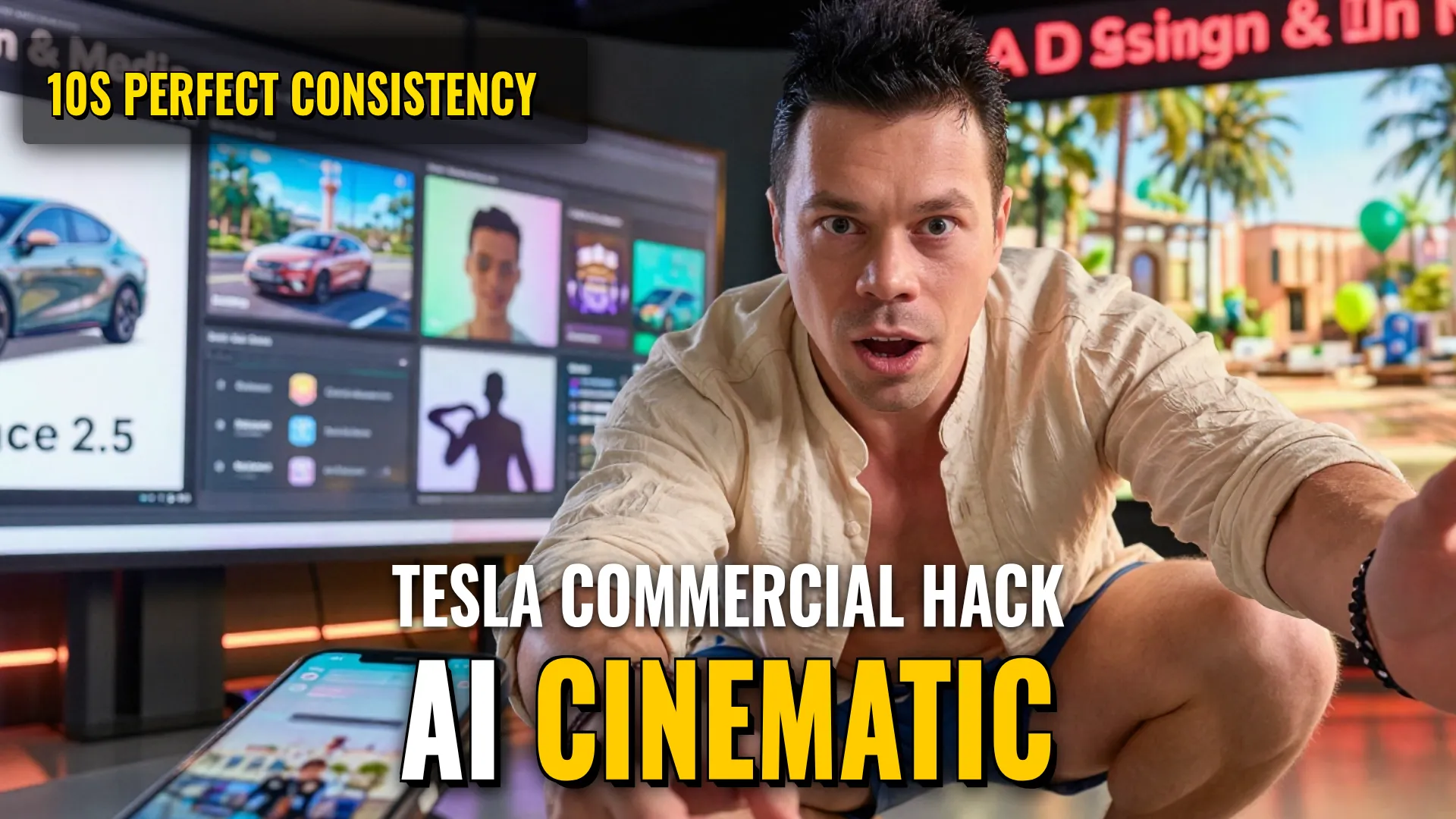 AI Design & Media: Tesla Delivery Video via Seedance 2.5
