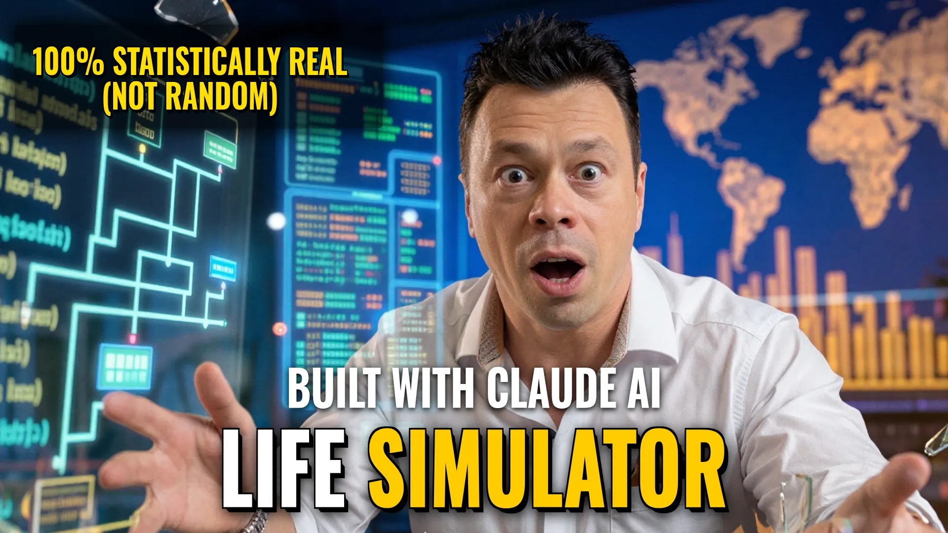 AI Design & Media: Interactive Life Simulator Development via Claude