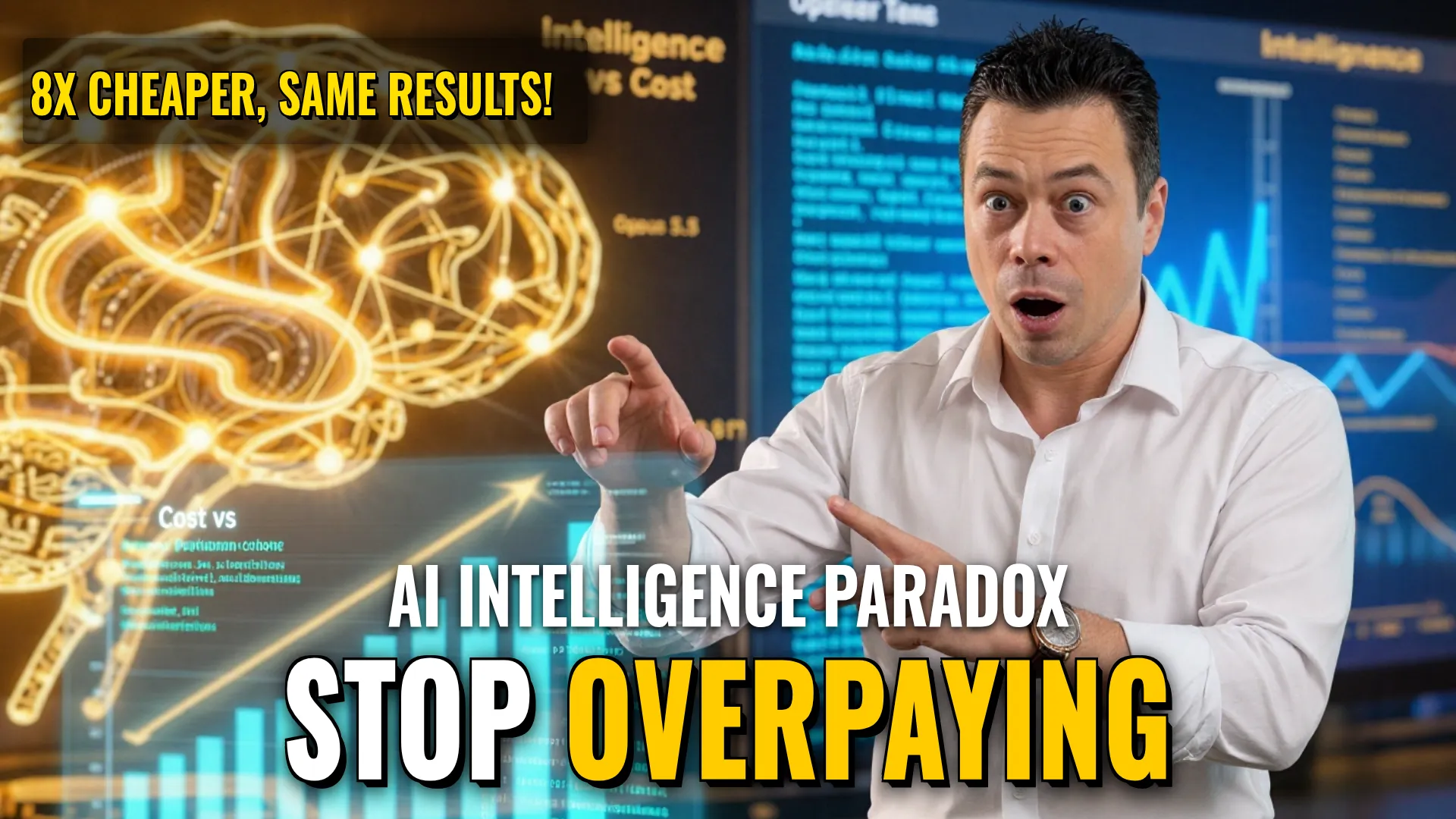 AI Model Performance and Cost Efficiency Paradox