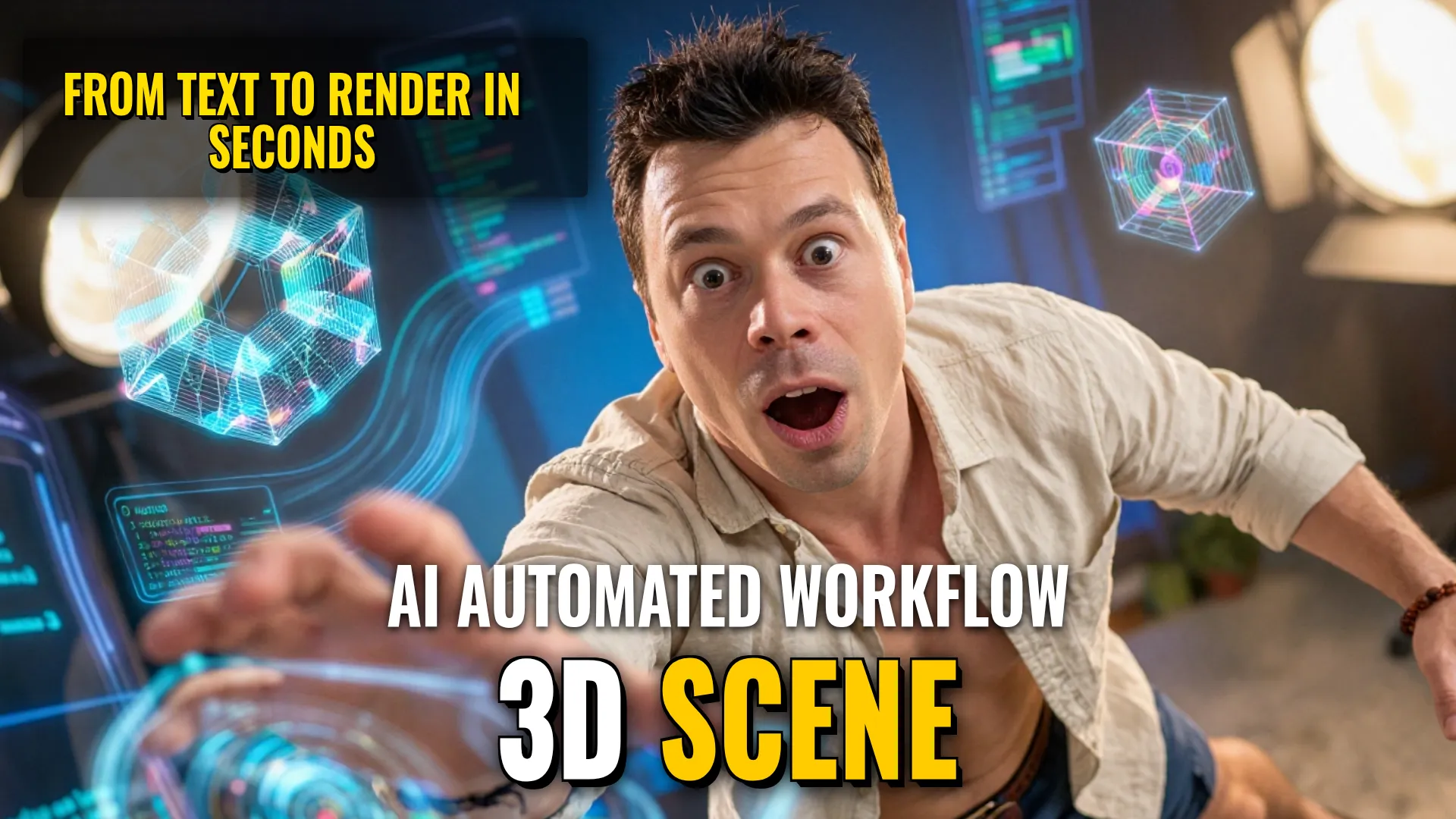 AI Design & Media: Automated 3D Scene Generation via Kimi 3D Make